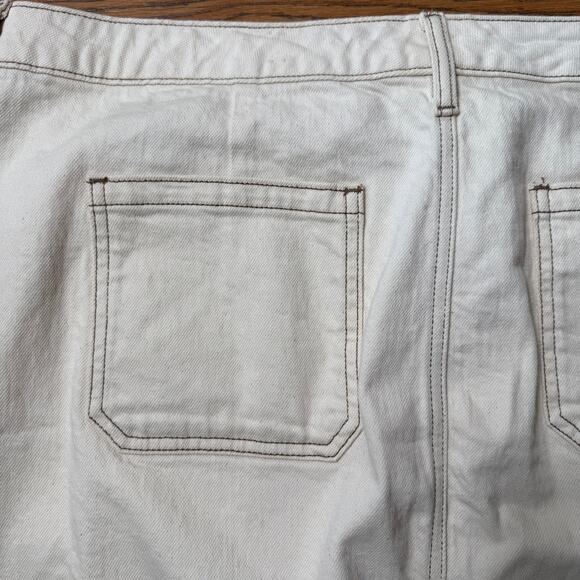 Torrid Cream Button-Front Midi Skirt - Picture 6 of 6